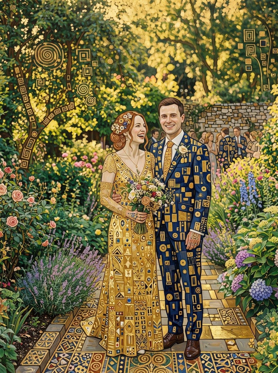 Gemälde im Stil Klimt