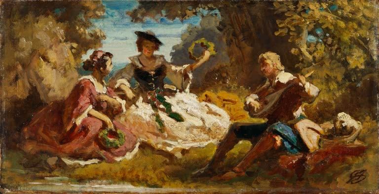 Des Sängers Lohn | Carl Spitzweg
