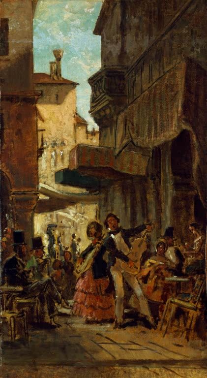 Italienische Straßensänger | Carl Spitzweg