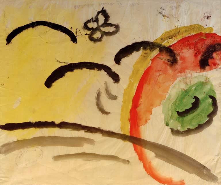 Abstraktes Muster IV, Entwurf für Stickerei | August Macke