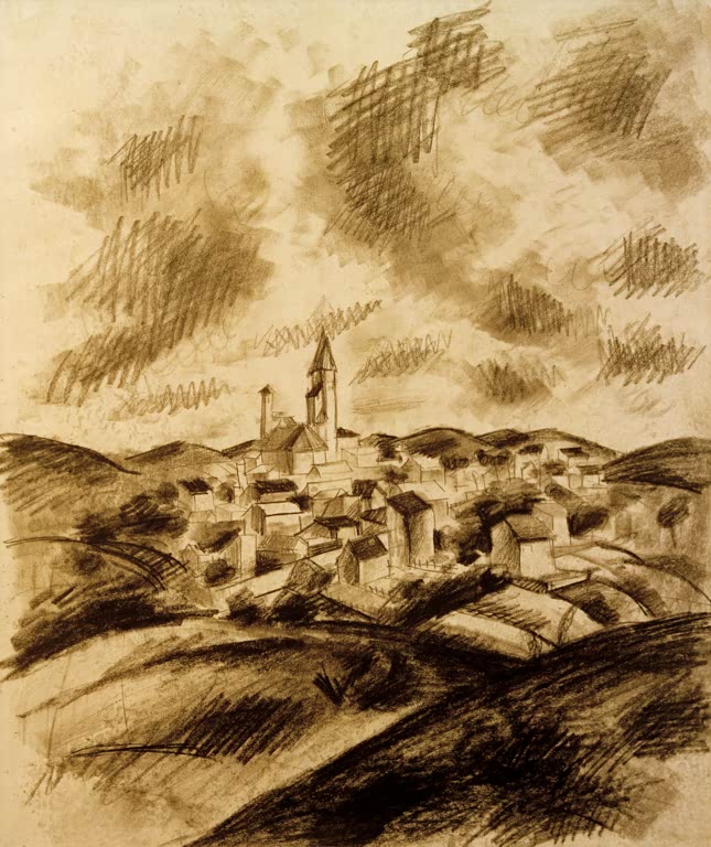 Stadt im Hügelland | August Macke