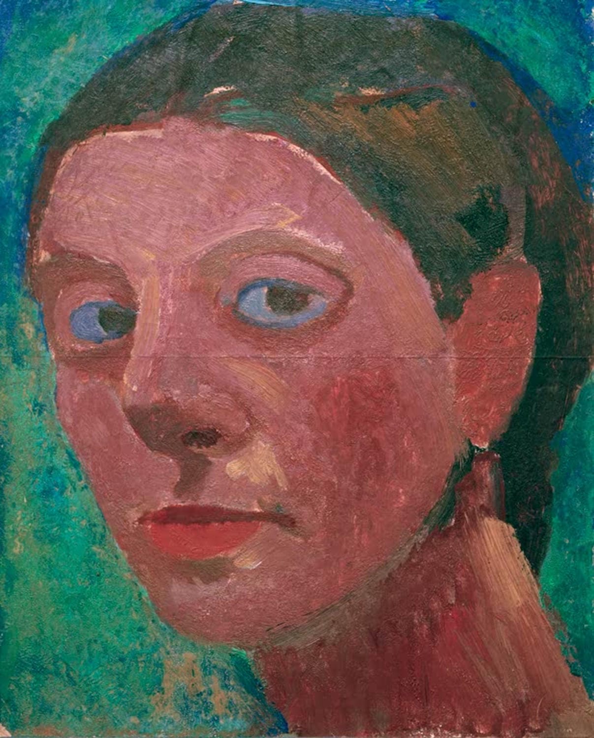 Selbstbildnis nach halblinks | Paula Modersohn-Becker
