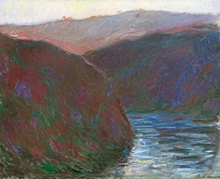 Die Creuse am Abend | Claude Monet