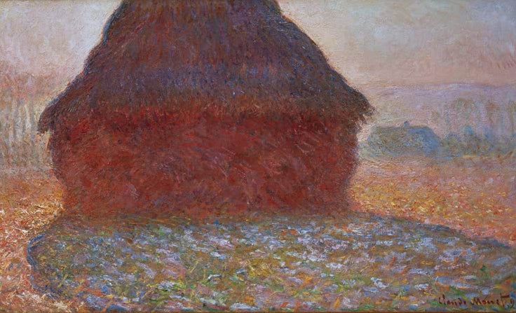 Heuhaufen im Sonnenlicht | Claude Monet