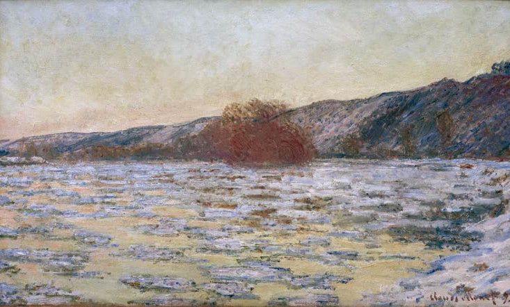 Eisschollen im Dämmerlicht | Claude Monet