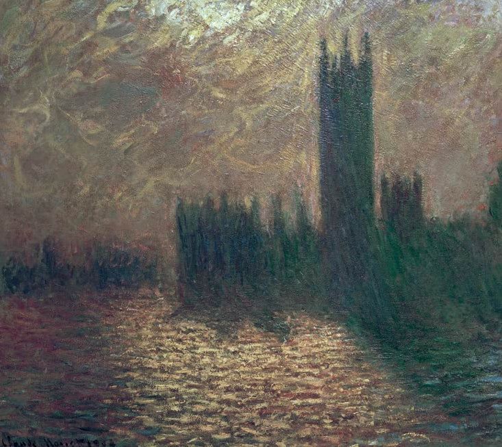 Das Parlament, stürmischer Himmel | Claude Monet