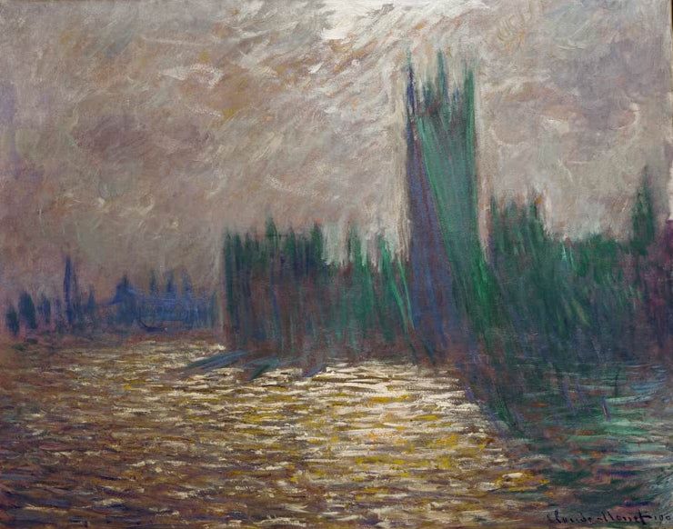 Das Parlament, Spiegelungen | Claude Monet