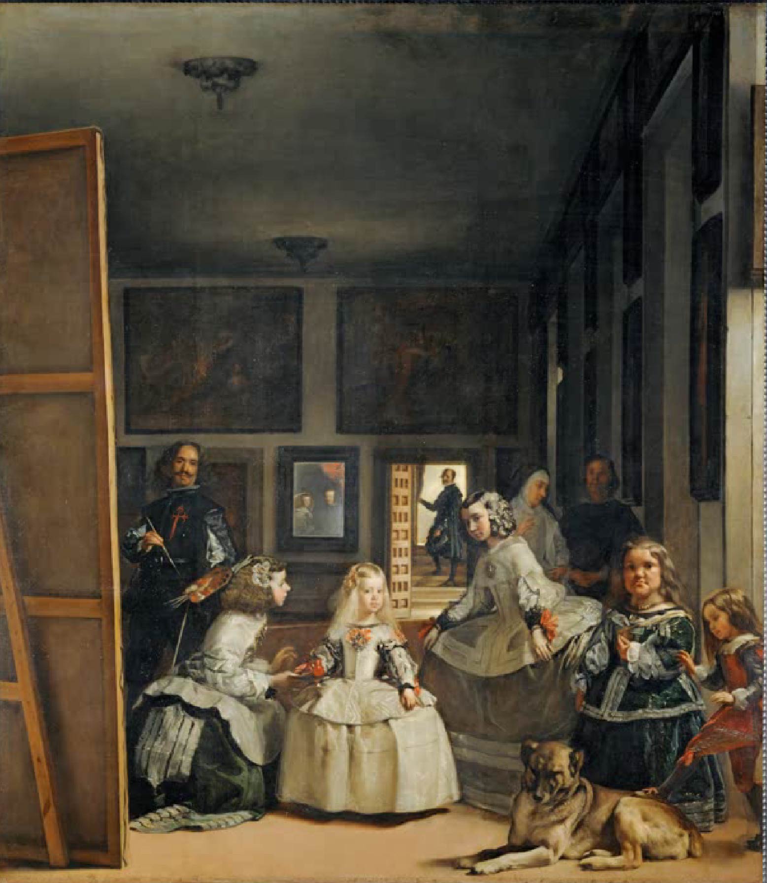 Diego Velázquez Gemälde „Las Meninas“ – berühmtes Barockbild mit der spanischen Königsfamilie und komplexer Raumkomposition.