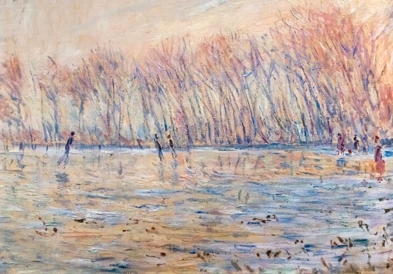 Les patineurs à Giverny, 1899 | Claude Monet