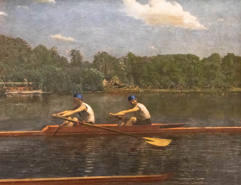 Die Brüder Biglin im Rennen | Thomas Eakins