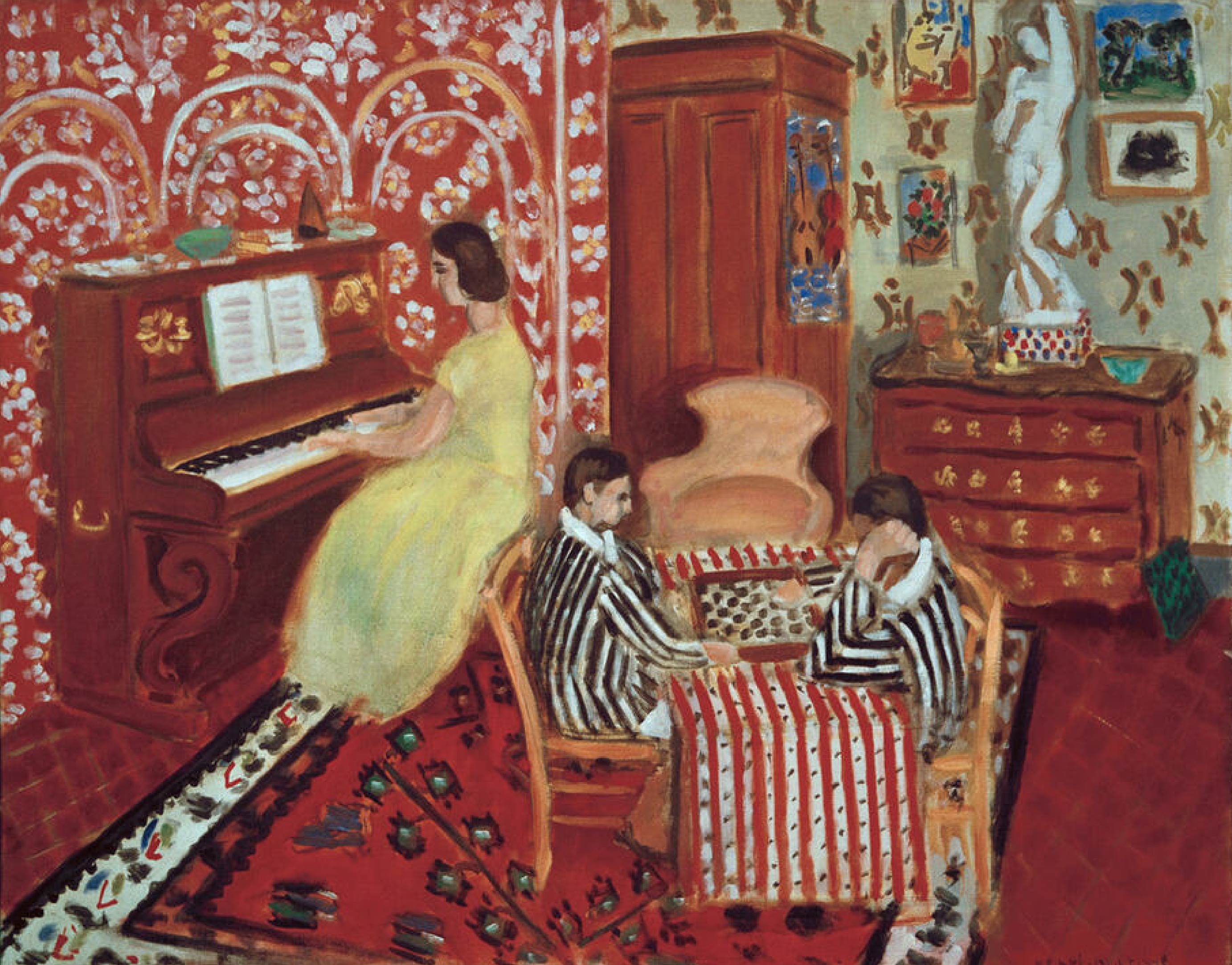 Pianistin und Damespieler  | Henri Matisse