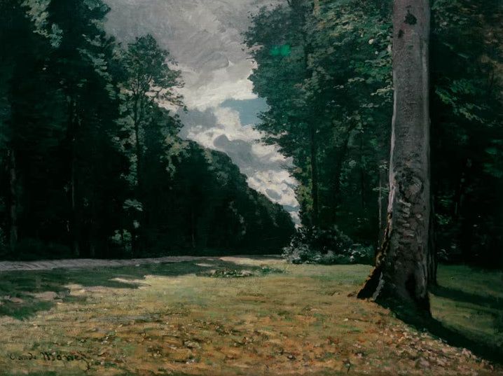 Die Straße von Chailly durch den Wald von Fontainebleau | Claude Monet