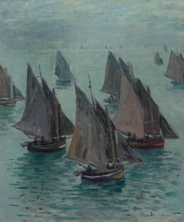 Fischerboote bei Windstille | Claude Monet