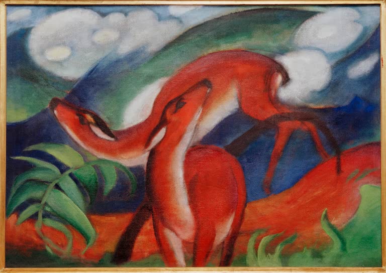 Rote Rehe II | Franz Marc