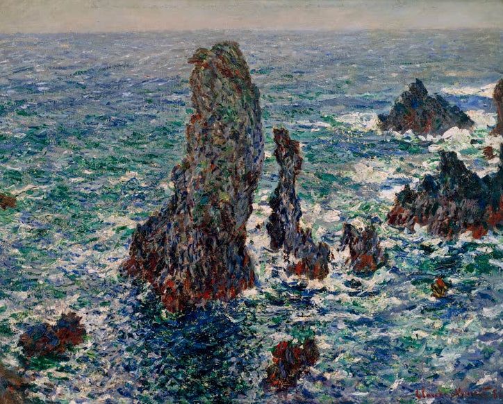 Felsen bei Belle-Ile | Claude Monet