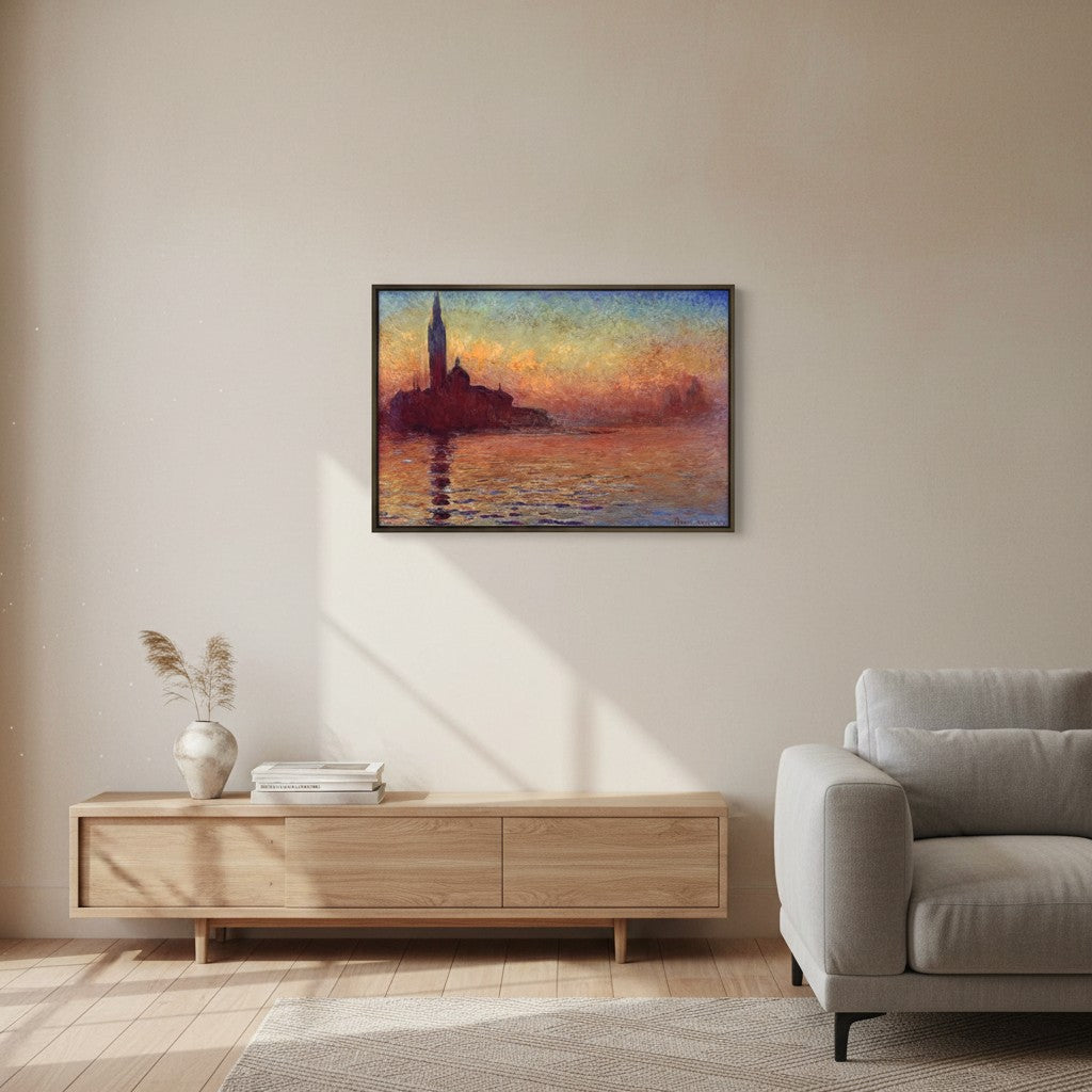 San Giorgio Maggiore bei Dämmerung | Claude Monet