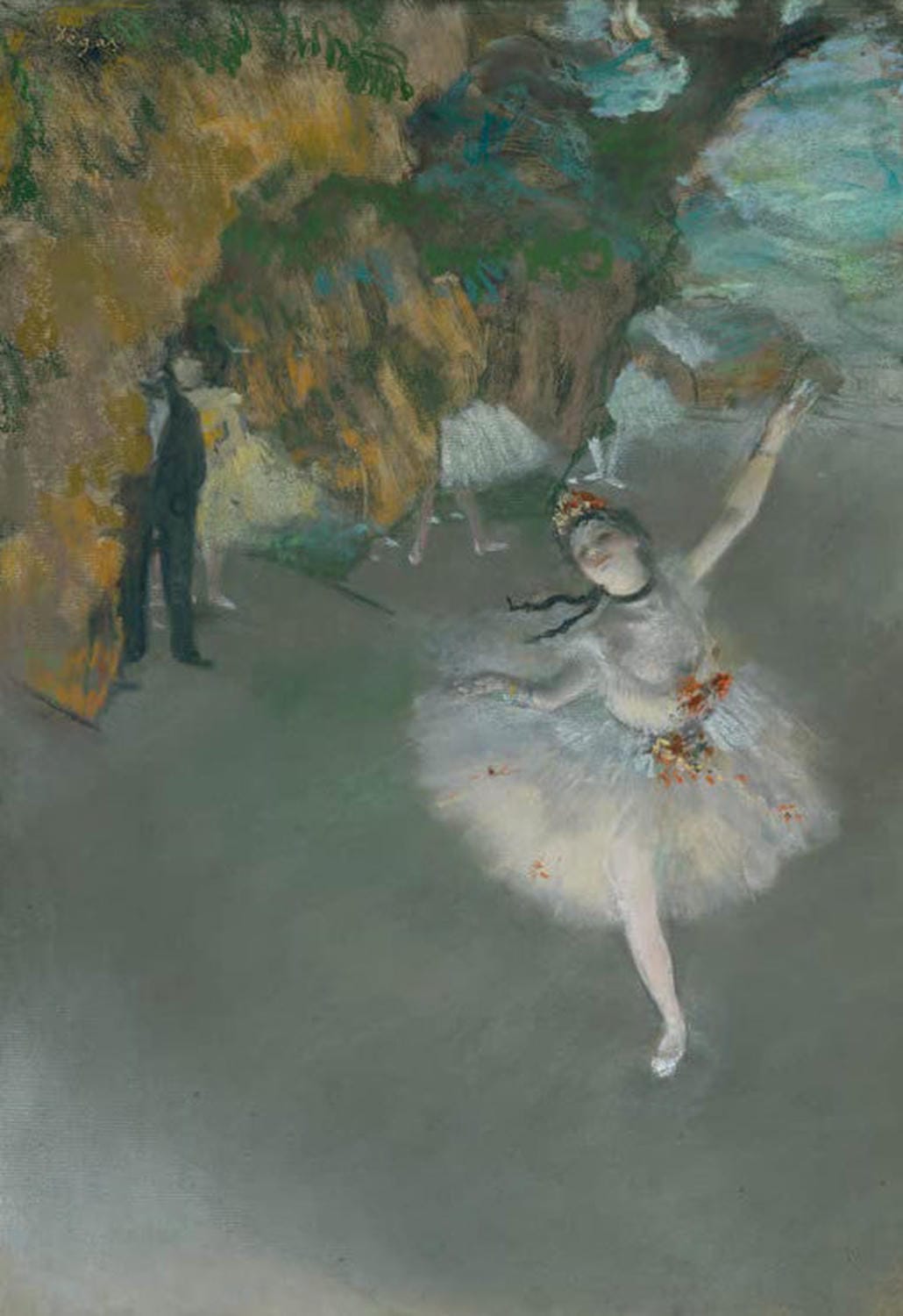 Der Stern, Tänzerin auf der Bühne | Edgar Degas