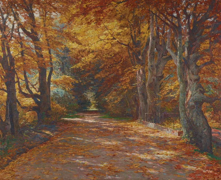 Praterallee im Herbst | Olga Wisinger-Florian