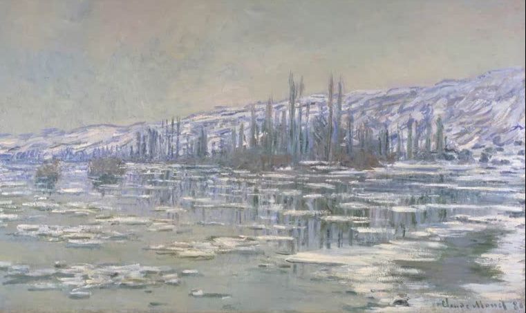 Das Eisbrechen / Die Eisschollen | Claude Monet