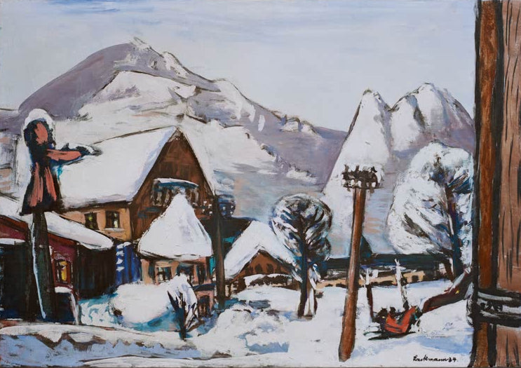 Schneelandschaft Garmisch | Max Beckmann