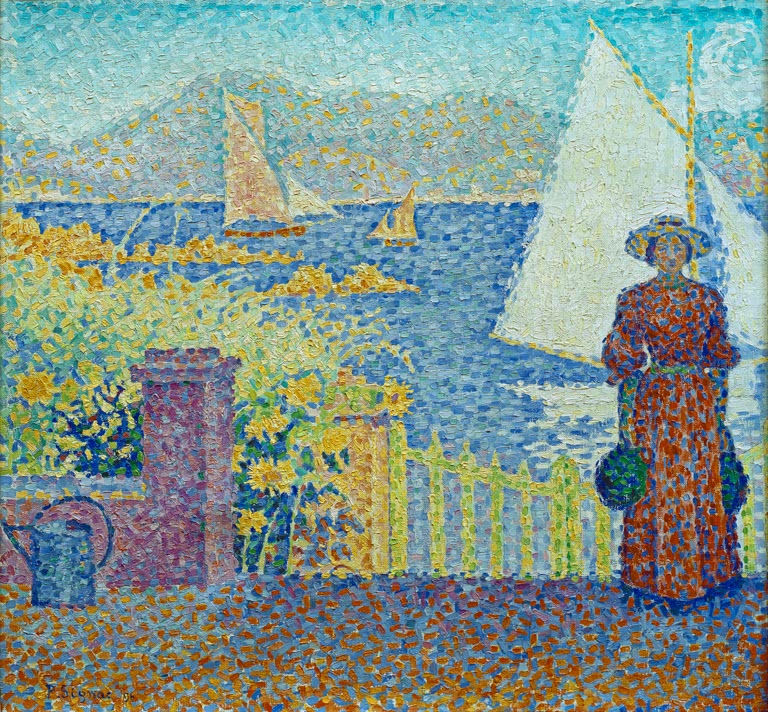 „Tor in Saint-Tropez“ von Paul Signac – mediterranes Architekturmotiv mit einem Tor im südfranzösischen Saint-Tropez.