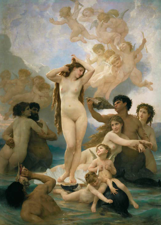 Die Geburt der Venus | William Adolphe Bouguereau
