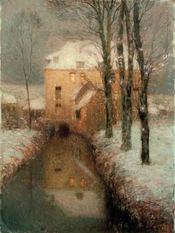 Das Haus im Winter | Henri Le Sidaner