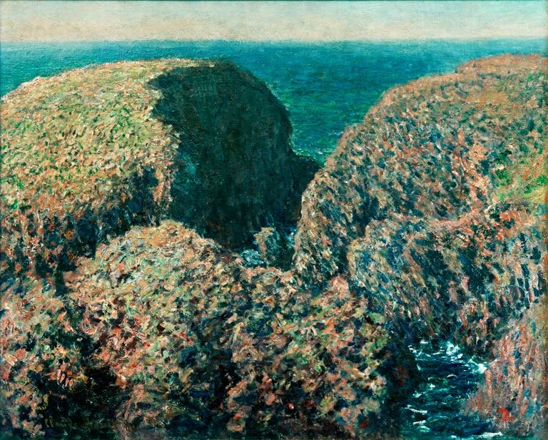 Bloc de Rochers, Belle Ile | Claude Monet