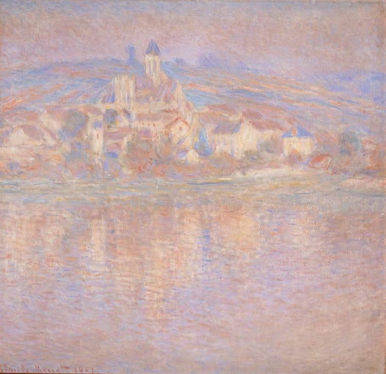 Vetheuil, untergehende Sonne | Claude Monet