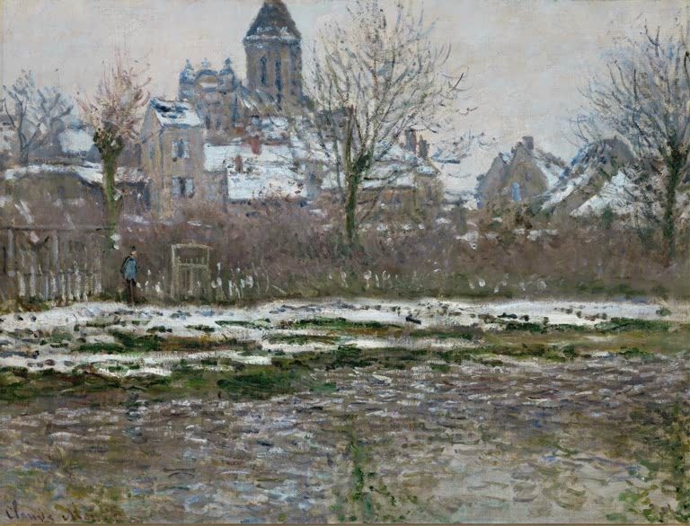 Schnee in Vetheuil | Claude Monet