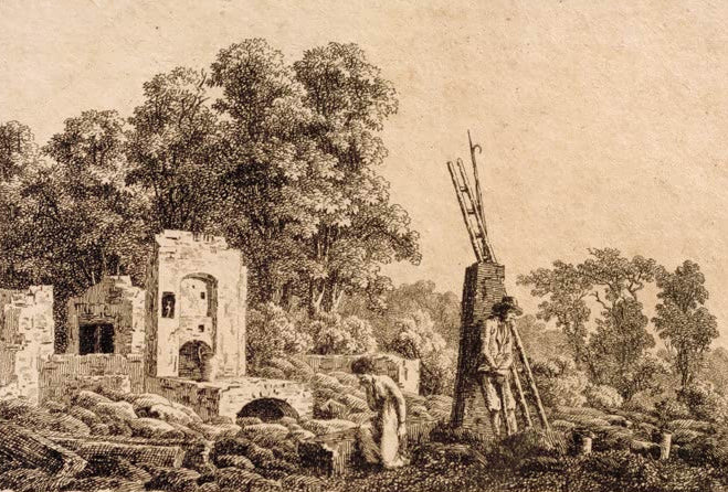 Die Brandstätte | Caspar David Friedrich