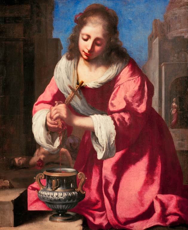 Die heilige Praxedis | Johannes Vermeer