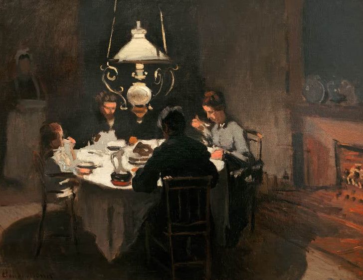 Das Abendessen | Claude Monet