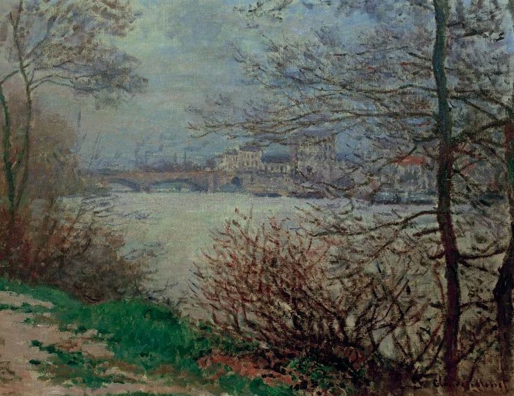 Seine-Ufer bei Grande-Jatte | Claude Monet
