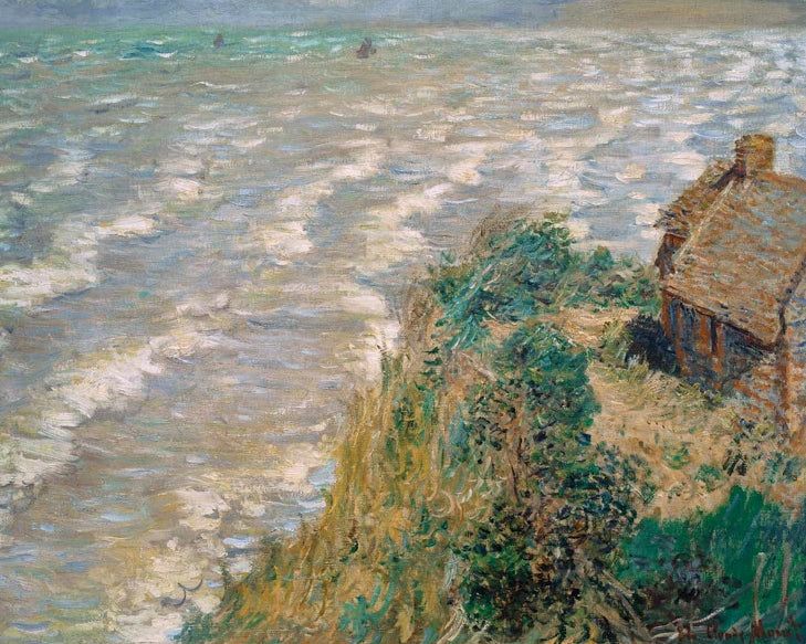 Flut bei Pourville | Claude Monet