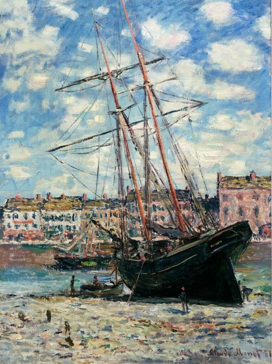 Auf Kiel gelegtes Schiff | Claude Monet