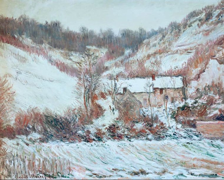 Schneestimmung bei Falaise | Claude Monet