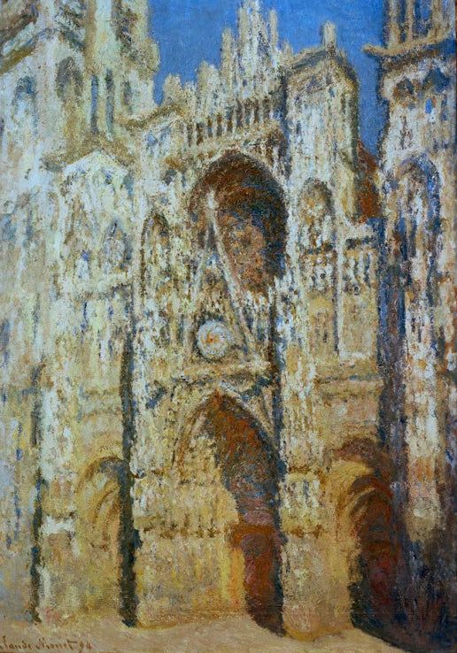 Die Kathedrale von Rouen, in voller Sonne | Claude Monet