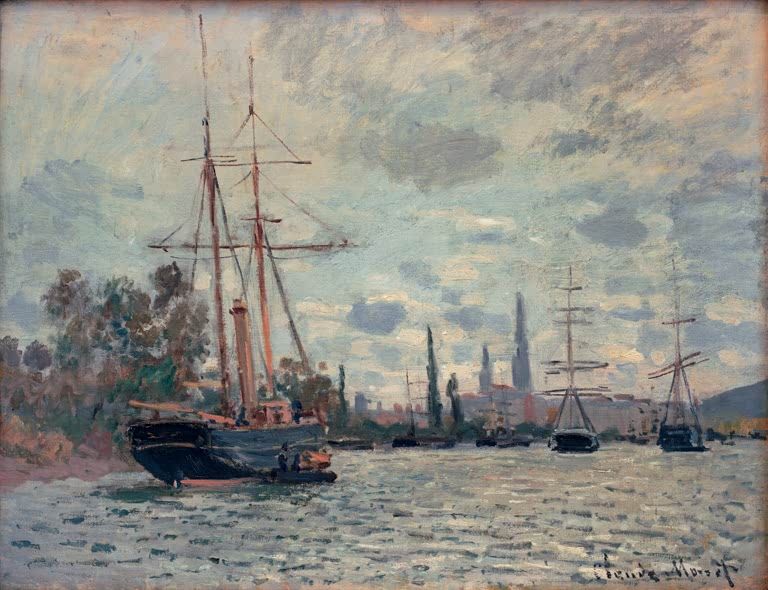 Die Seine bei Rouen | Claude Monet