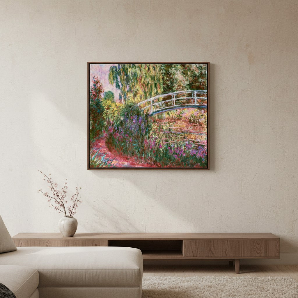 Japanische Brücke im Garten von Giverny | Claude Monet