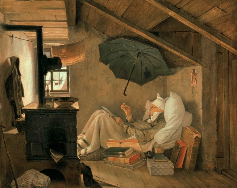 Der arme Poet | Carl Spitzweg