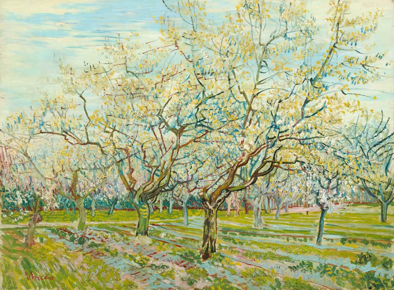 Der weiße Obstgarten von Vincent van Gogh