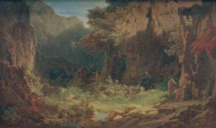 Geigender Einsiedler | Carl Spitzweg