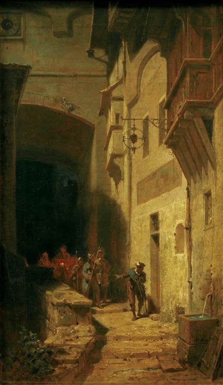 Die Scharwache | Carl Spitzweg