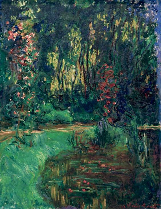 Winkel am Teich von Giverny | Claude Monet
