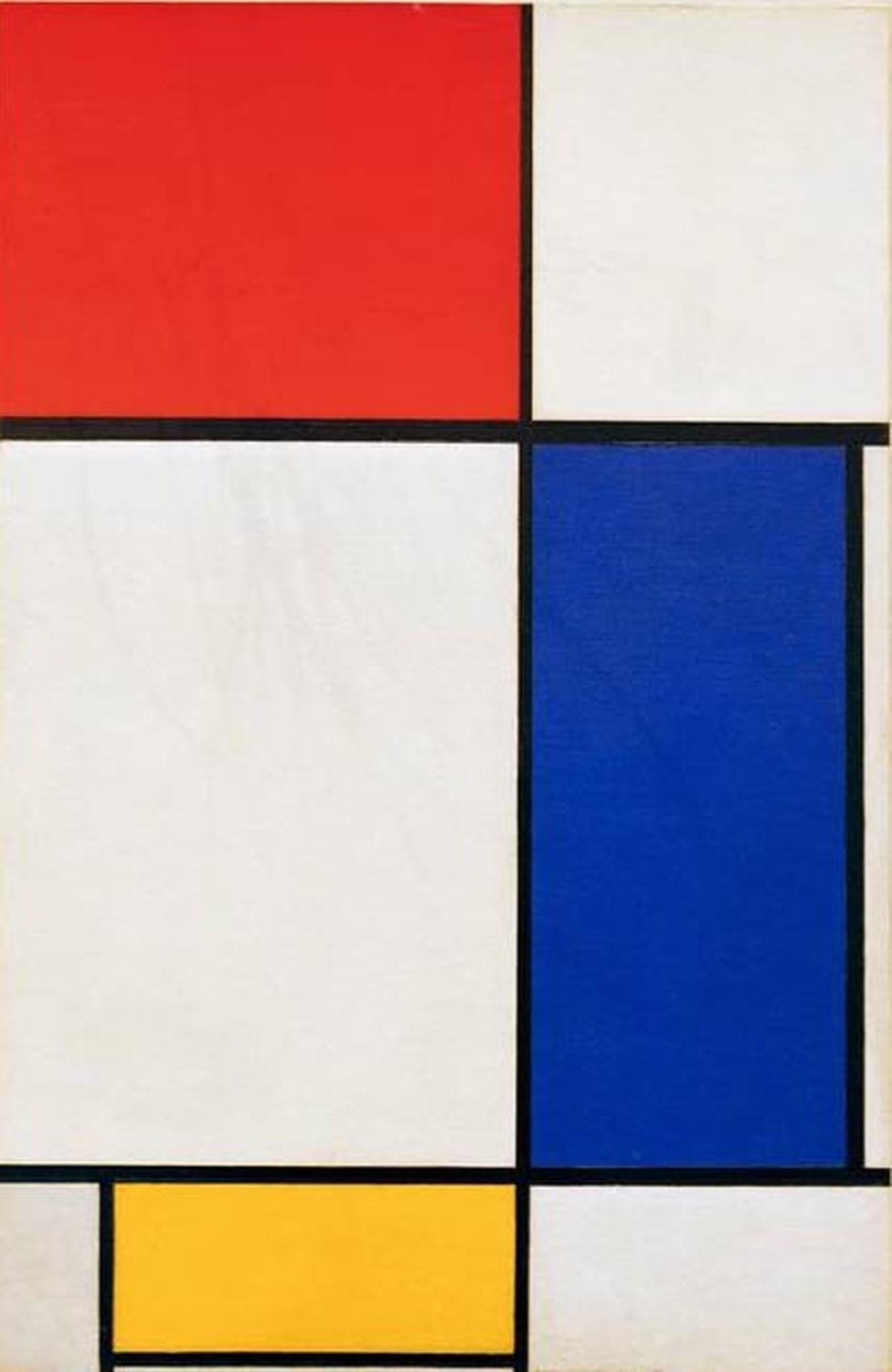 Komposition mit Rot, Gelb und Blau | Piet Mondrian