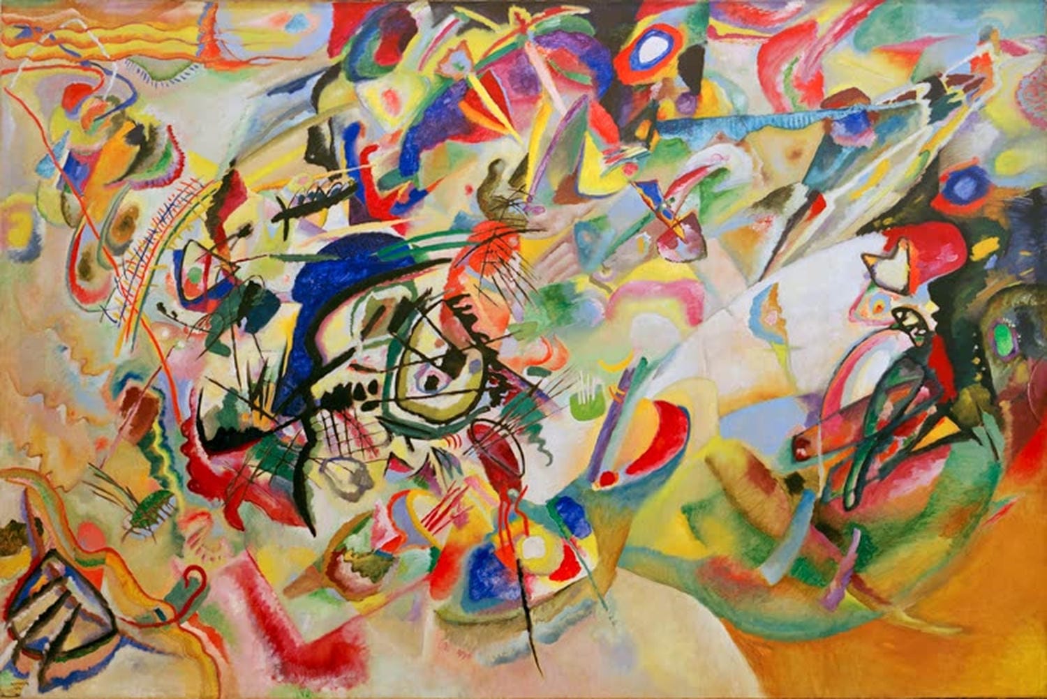 Kunstdruck: Komposition VII | Wassily Kandinsky