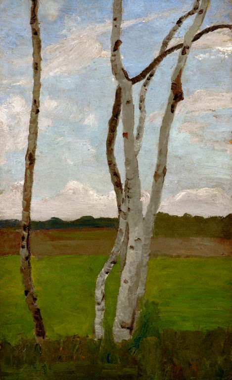 Birkenstämme | Paula Modersohn-Becker