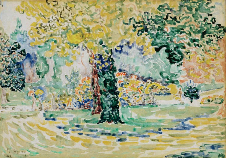 Im Jardin du Luxembourg in Paris | Paul Signac