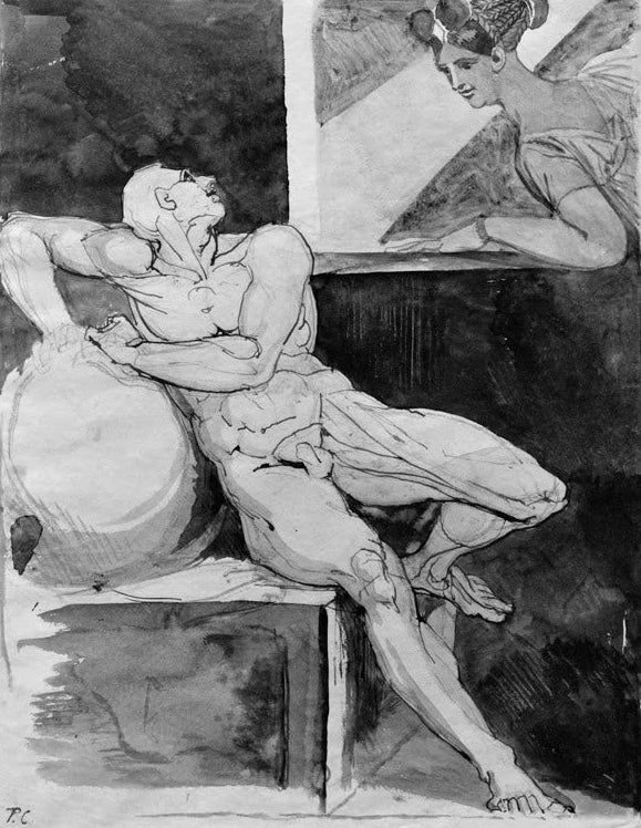 Dalila besucht Samson im Gefängnis zu Gaza | Johann Heinrich Füssli